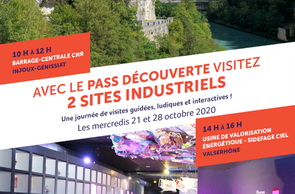 Pass découverte : 2 sites industriels les 21 et 28 octobre