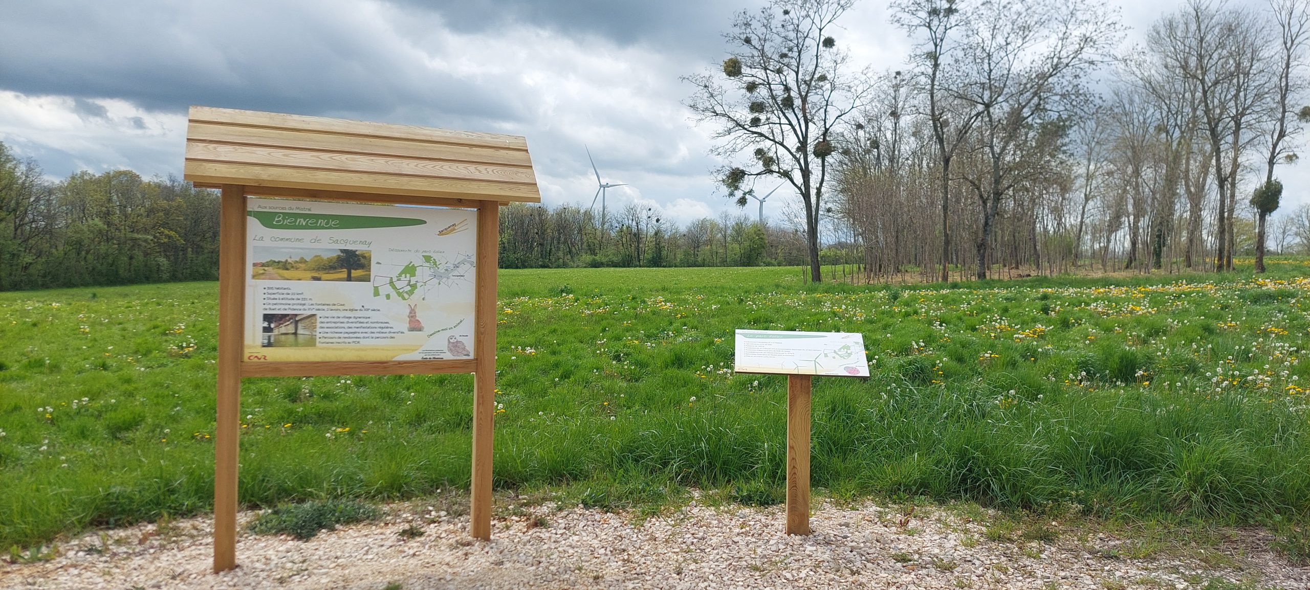 Inauguration du sentier pédagogique de Sacquenay